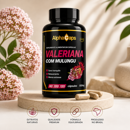 Valeriana com Mulungu 500mg - 120 Cápsulas