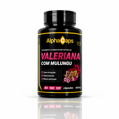 Valeriana com Mulungu 500mg AlphaCaps 120 cápsulas