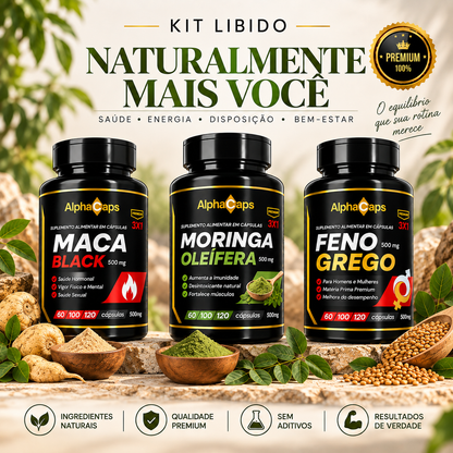 Combo  Maca Peruana + Feno Grego + Moringa