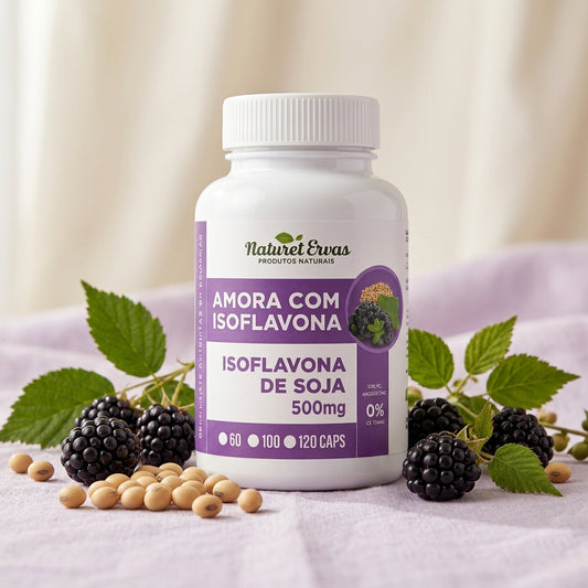 Amora com Isoflavona com amoras e soja