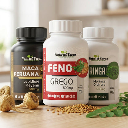 Kit Vitalidade Masculina com ingredientes naturais