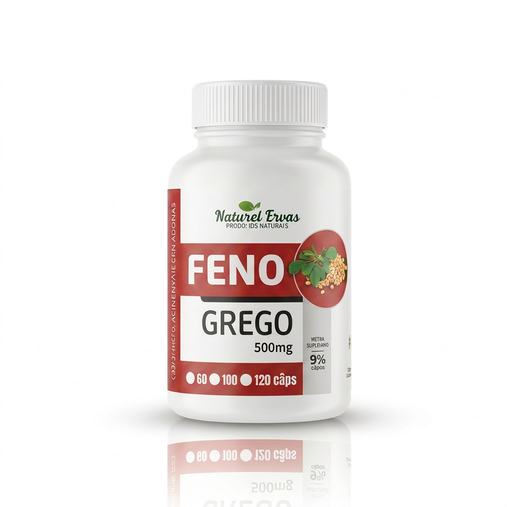 Feno Grego 500mg - 1 frasco