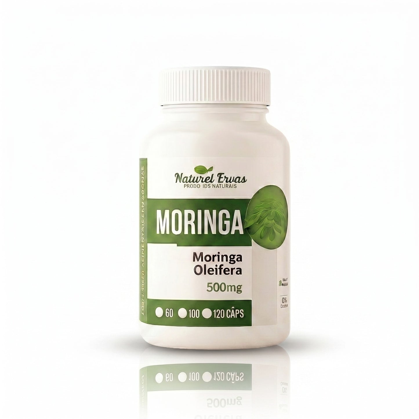 Moringa Oleifera 500mg - frasco